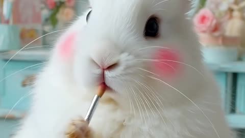 Bunny’s Blush Moment 🐰🌸