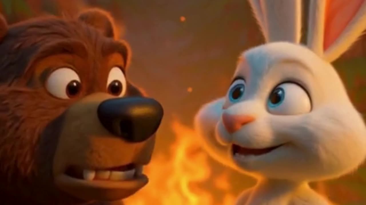 सच्चा दोस्त – भालू और खरगोश 🐻🐰