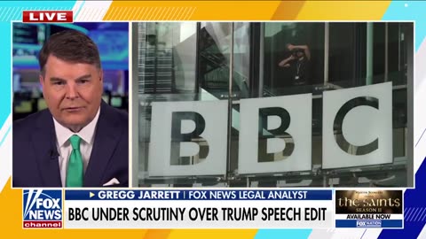Gregg Jarret calls BBC edit controversy and Trump’s legal threat “shameful journalism.”