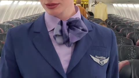 When they say: "It's time to become a flight attendant" — it means it's time!
