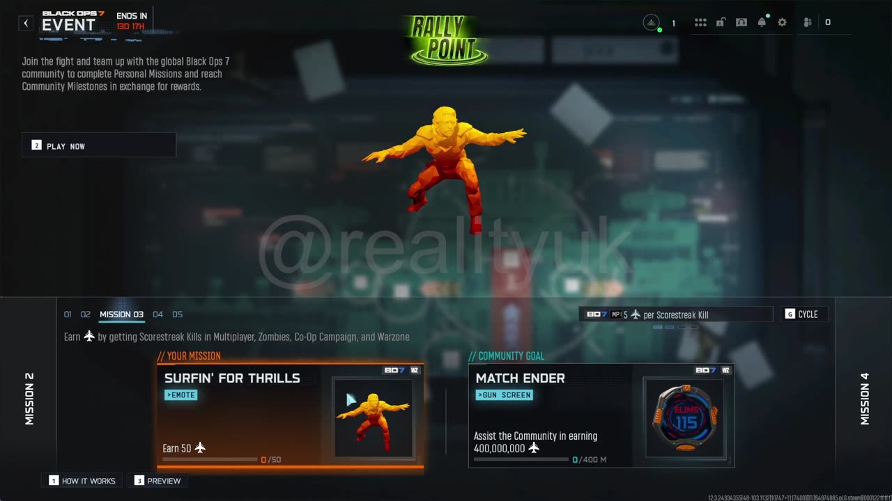 Rally Point Event (Unlocks the Crossbow) Starts December 11th, ends December 18th