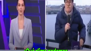 Se viraliza presentador de tiempo ruso y la Red especula si está ebrio o si solo es muy excéntrico
