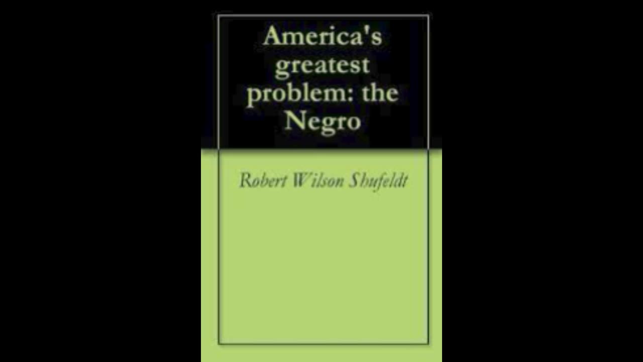 Americas Greatest Problem: the Negro by R.W. Shufeldt. Chapter 8 part 2