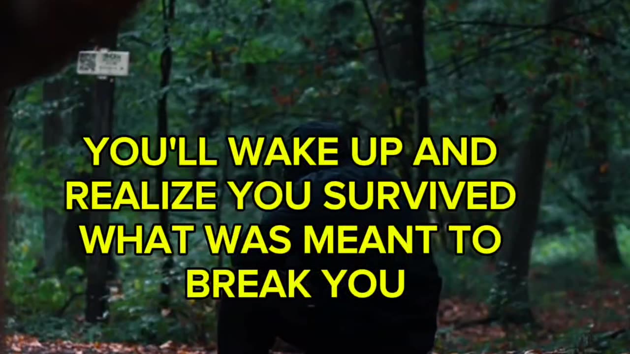 Healing is coming — just hold on