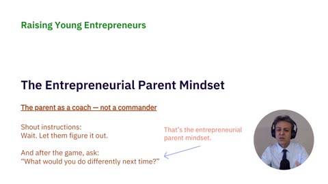 Lesson 2: The Entrepreneurial Parent Mindset