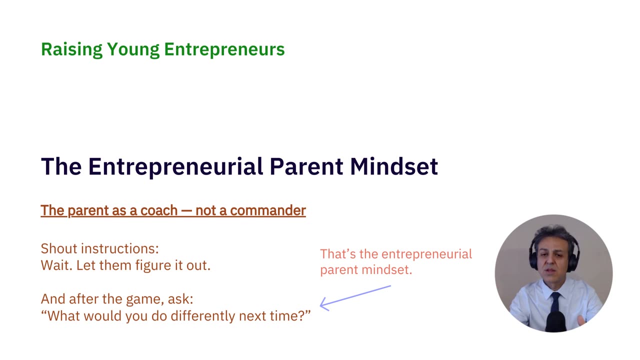 Lesson 2: The Entrepreneurial Parent Mindset