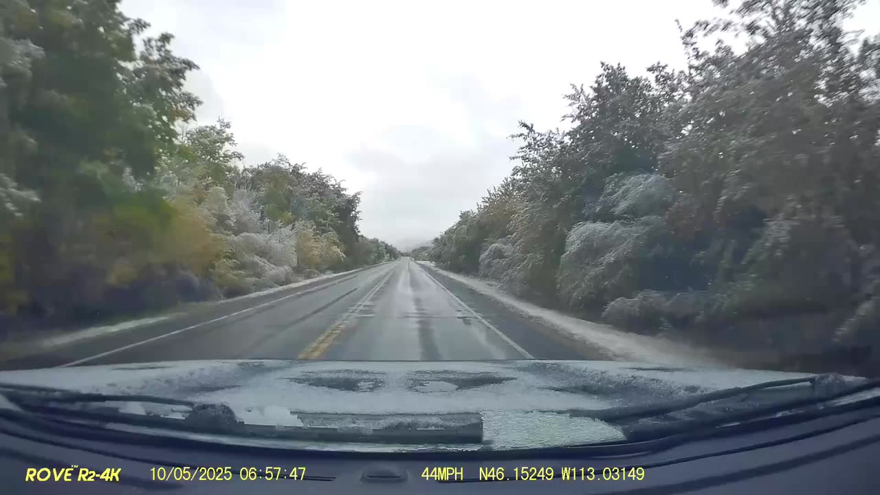 SNOW on October 5th - Summer Ended LESS than 2 weeks ago!