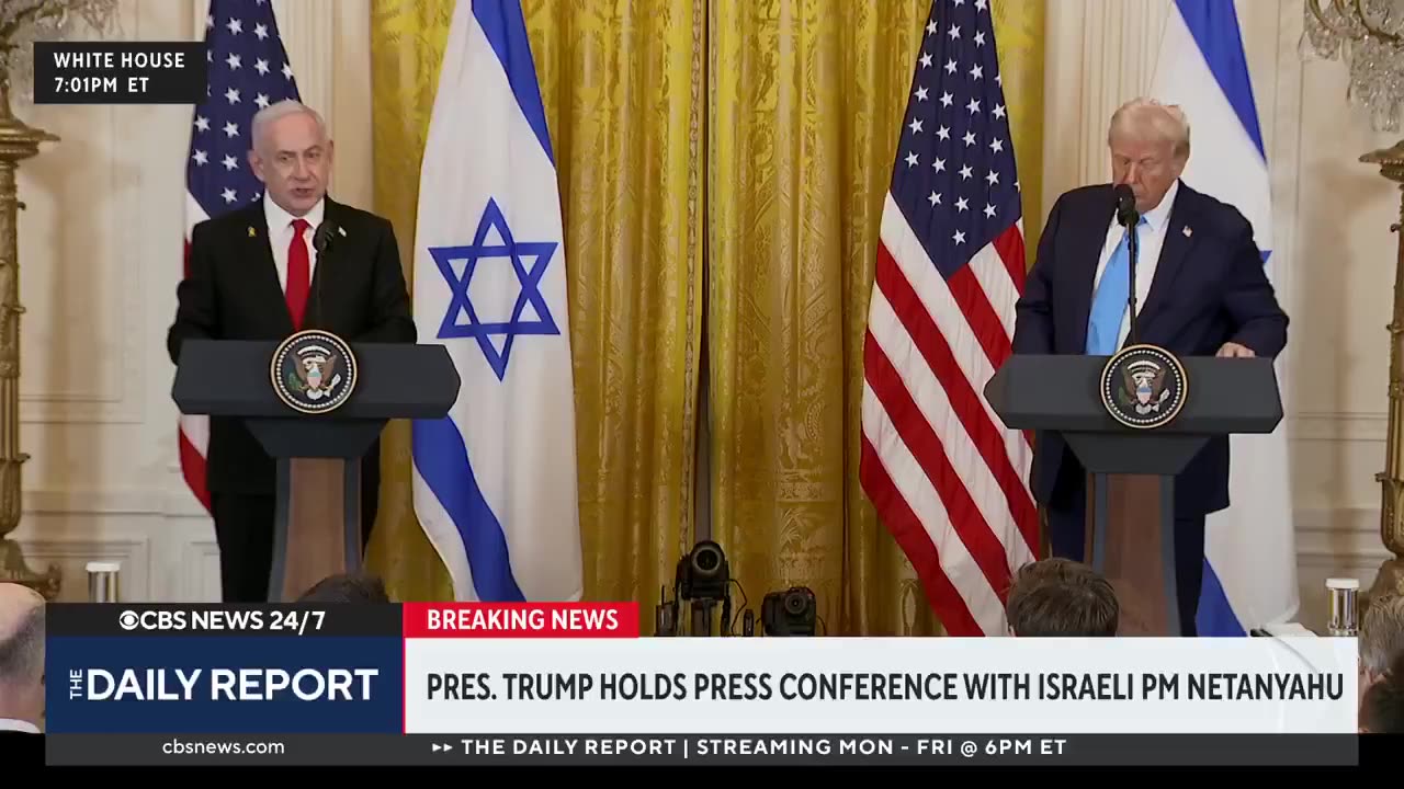 NETANYHU: President Trump, You are the greatest friend Israel has ever had in the White House.