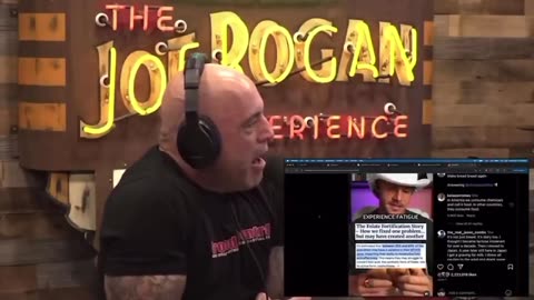 Joe Rogan condemns the poisoning of the flour supply. 