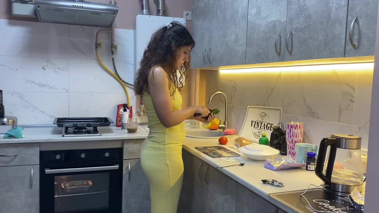 Unwind With Me: Cozy Fall Evening Routine | Cooking Couscous with Pork and Vegetables 🥗. ASMR