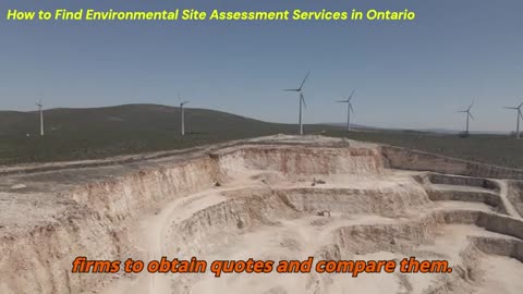 How to Find Environmental Site Assessment Services in Ontario