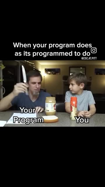 When your program does as it’s programmed to do