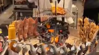 Osaka’s Most Popular Street Food Market 🍢🇯🇵 | Kuromon Ichiba Market Japan