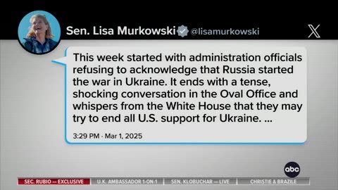 Rubio Tears Into Stephanopoulos Over Russia Claims