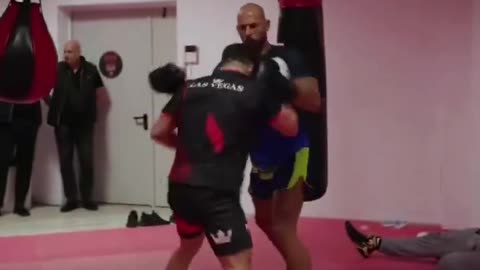 This is what happens when a kickboxer and MMA fight