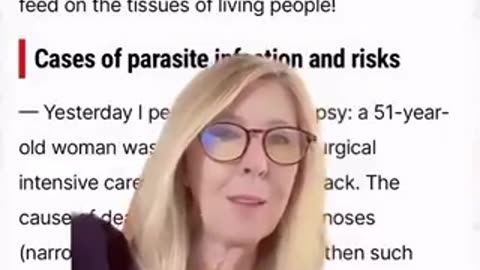 🧐 Autopsy reveals 90 percent of the dead is full of parasites.