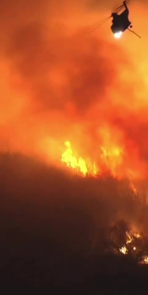 New brush fire, called the Auto Fire, broke out late on Monday in Ventura County...