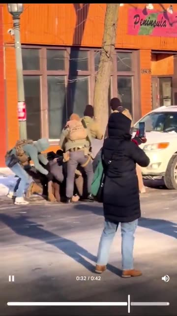 Clearer look of Border Patrol involved shooting during operation in Minneapolis