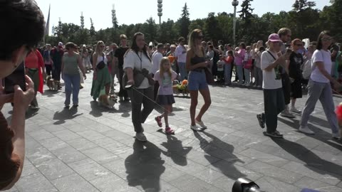 The first corgi parade at VDNKh (Fragment) August 30, 2025
