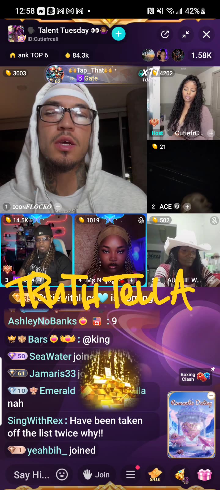 CUTIEFRCALI TUESDAY NIGHT TALENT SEARCH TALENT SHOW