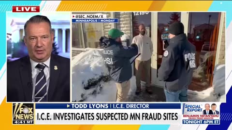 ICE Director: ICE Is Investigating Minnesota Fraud Claims