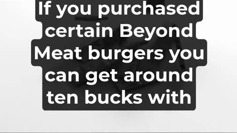 Beyond Meat open class action settlement