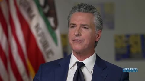 Gavin Newsom says Trump Is Just Pretending to be a Patriot