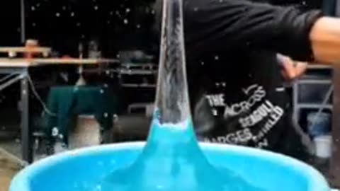 A Water Artist and Slow Motion Video Capturing His Art