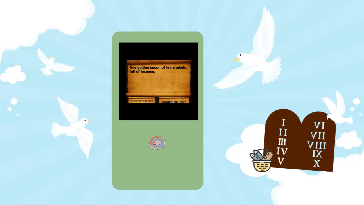 Audio-Video Bible KJV Numbers Chapter 7