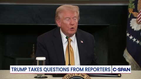 TRUMP: "Don't worry about the West Bank. Israel's not going to doing anything