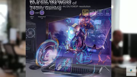 UGREEN 8K@60Hz USB C to DisplayPort 1.4 Adapter Cable 4K@240Hz Thunderbolt 4/3 t