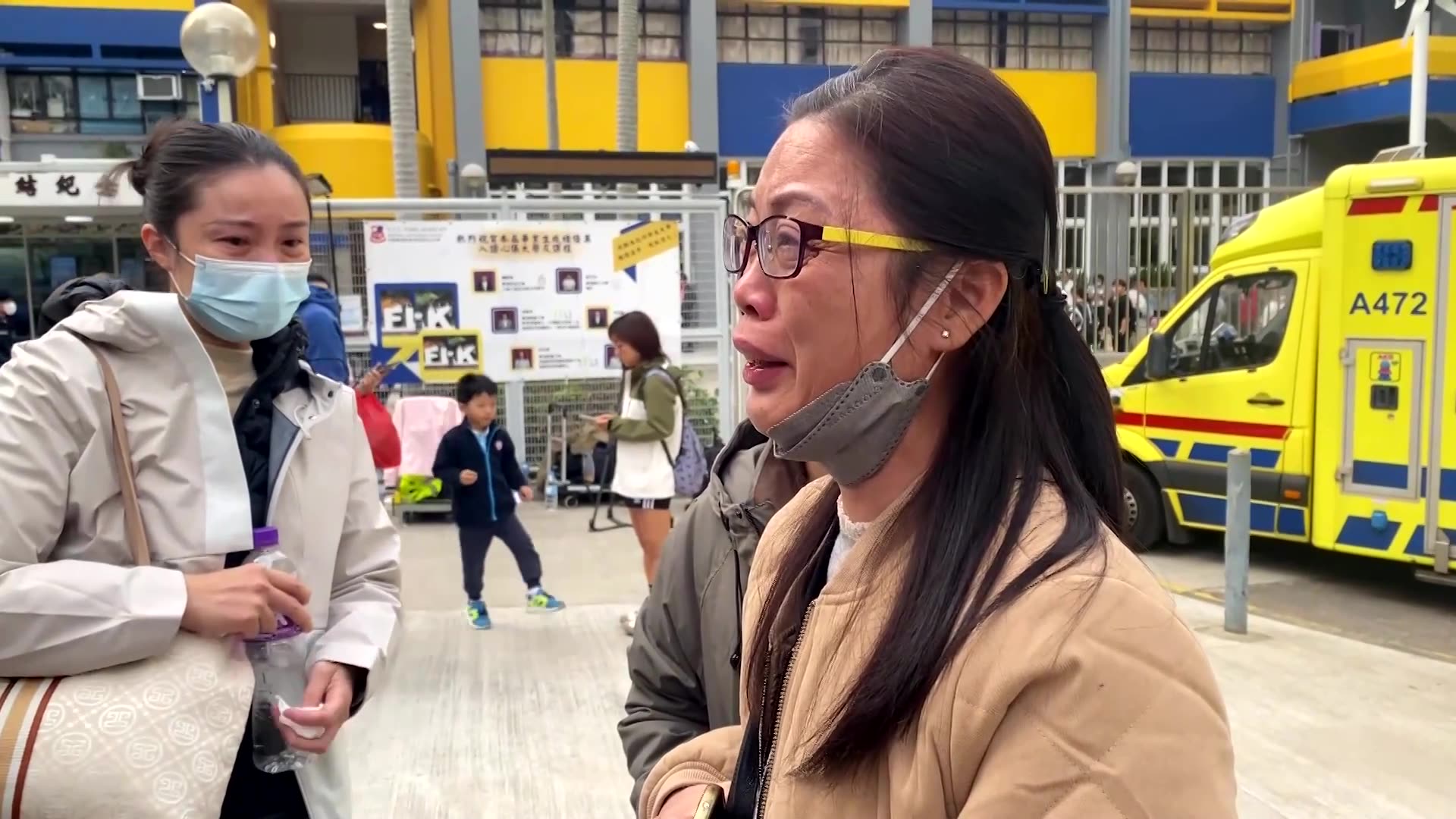 Hong Kong police make arrests as firefighters search for survivors