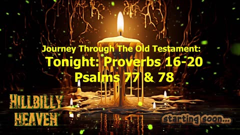 LIVE Bible Study - Proverbs 16-20