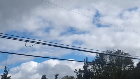 "Clouds" in the atmosphere blocking the white sun(blue hue) and the yellow sun