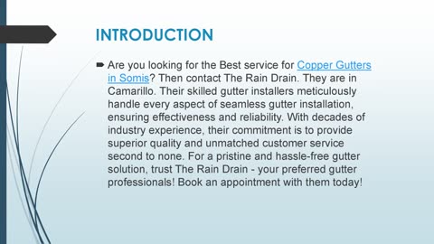 Best Service For Copper Gutters in Somis