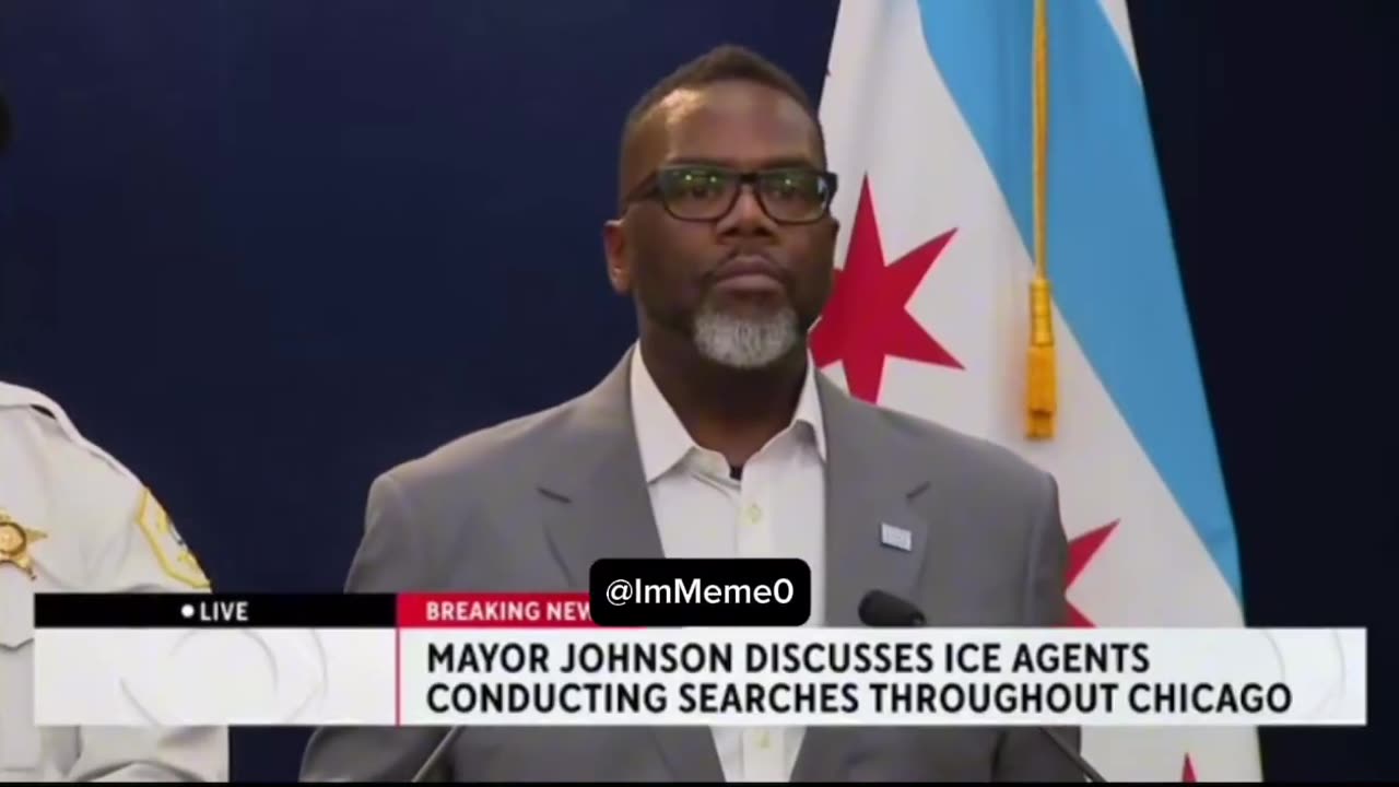 Johnson stated that it's NOT his job to protect Chicago residents from violent