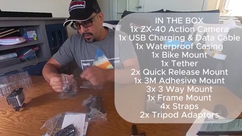 Zero X ZX-40 Action Camera - Full Unboxing & Accessories (More information in the links below)
