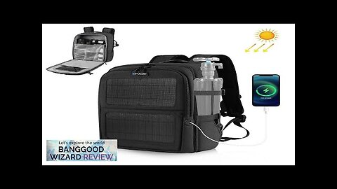 PULUZ PU5018B Multi-functional Camera Backpack with Solar Panel Water-resistant Camera Bag Review