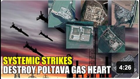 CRITICAL! Systemic strikes destroy gas transport infrastructure on Poltava region