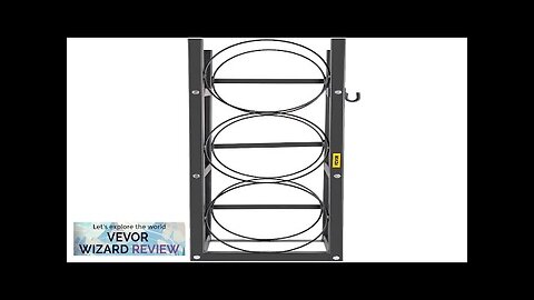 VEVOR Refrigerant Tank Rack with 3-30lb Cylinder Saving Capacity Cylinder Tank Rack Review