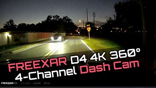 FREEXAR D4 4K 360° Dash Cam – Full 4-Channel Unboxing & Review