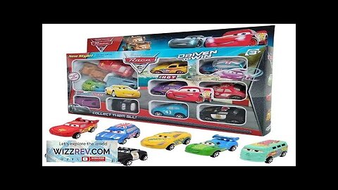 New 12pcs Disney Pixar Cars Back Force Lightning Mcqueen Jackson 6cm Storm Review