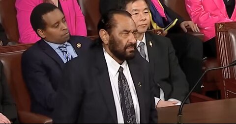 Al Green Censured After Disrupting Trump’s Address, Cries ‘Invidious Discrimination’