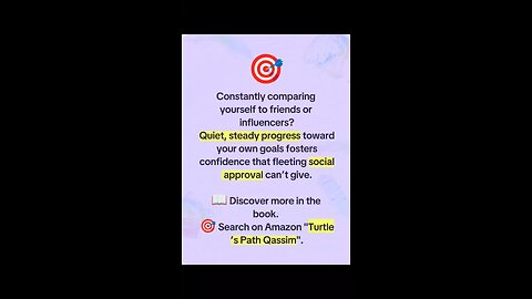Stop Comparing Yourself 🐢 Build Confidence Through Mindful Progress | Turtle’s Path Qassim