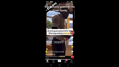 security guard goes viral after goons pull gun on him