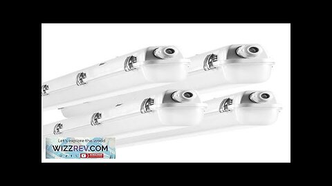 VEVOR 4PCS 4FT LED Vapor Tight Light 60W/50W/40W Selectable 5400/6400/7400LM Review