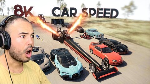 Kalkazian react RED SIDE | 8K CAR Speed Comparison