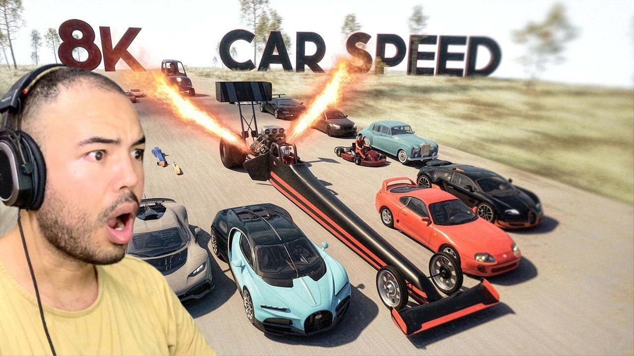 Kalkazian react RED SIDE | 8K CAR Speed Comparison
