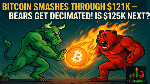 Bitcoin Smashes Through $121K Final Push to $125K?! Cup & Handle Victory or Cool-Off Coming? EP.169