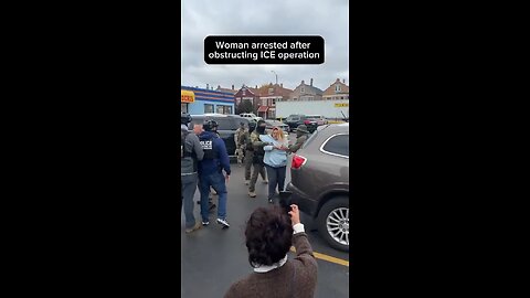 Ice arrests woman